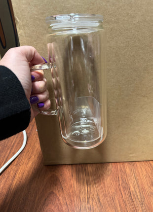 16oz Glass Handle Snowglobe