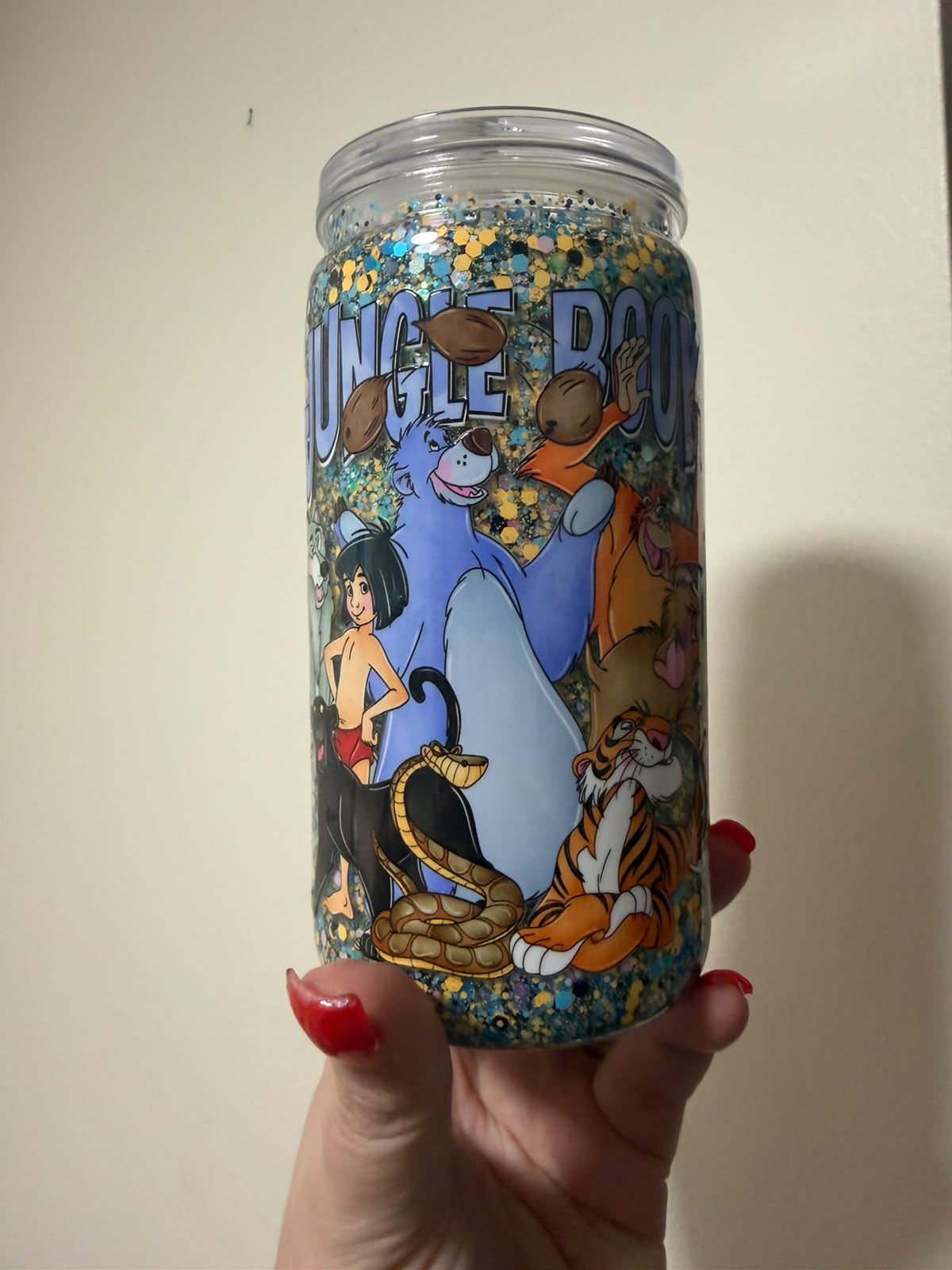 16oz Acrylic Jungle Book Snowglobe