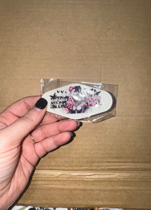 Pre-Made Bad Side Good Side Keyring