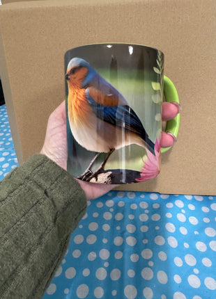 Pre-Made 11oz Ceramic Bird