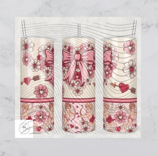 20oz Floral Cupid