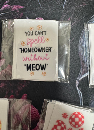 Motel Keychains Decals