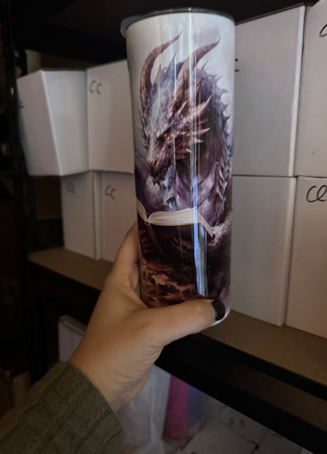 Pre-Made 20oz Reading Dragon