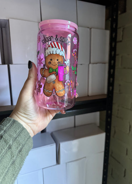 Pre-Made 16oz Libbey Sugar and Spice
