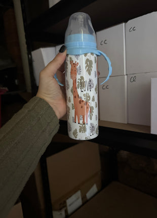 Pre-Made Giraffe Baby Bottle