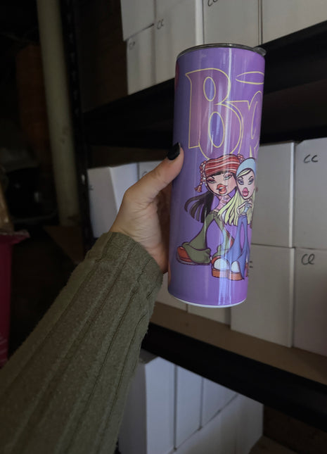 Pre-Made 20oz Purple/Pink Dolls