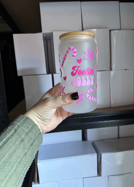 Pre-Made 16oz Libbey Feelin Jolly
