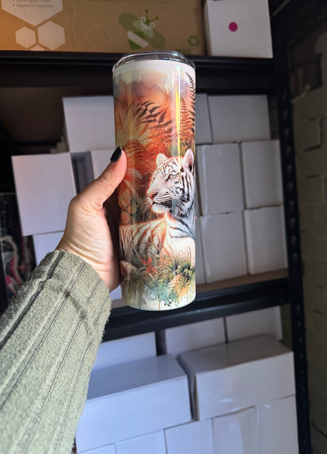 Pre-Made 20oz White Tiger