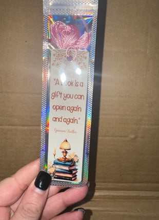 Pre-Made A book is a gift Bookmark