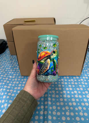 Pre-Made Snowglobe Turtle