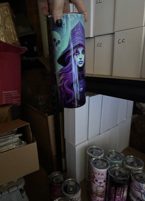 Pre-Made 20oz Purple Witch