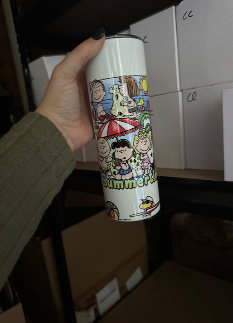 Pre-Made 20oz Snoopy Summertime