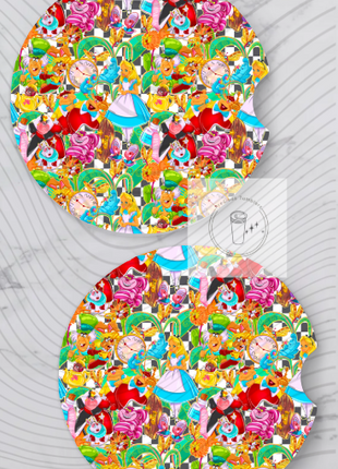 Alice in Wonderland Car Coaster