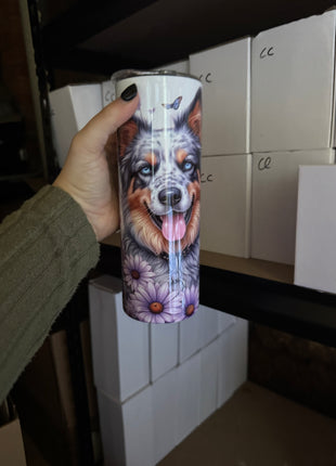 Pre-Made 20oz Girl and her dog