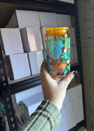 Pre-Made 16oz Libbey Winnie the Pooh