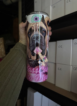 Pre-Made 20oz Badass Cane Corso Mum Light