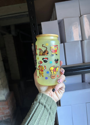 Pre-Made 16oz Libbey Winnie and Friends