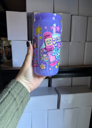 Pre-Made 16oz Libbey Forever a 90s Girl