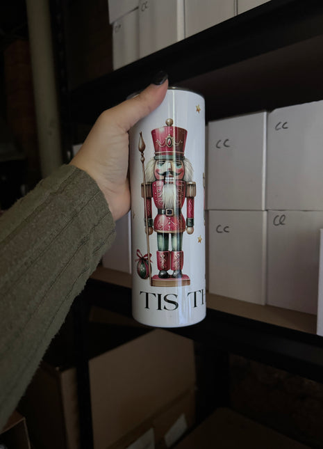 Pre-Made 20oz Tis The Season Nutcracker
