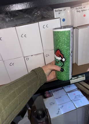 Pre-Made 20oz Green Guy Christmas