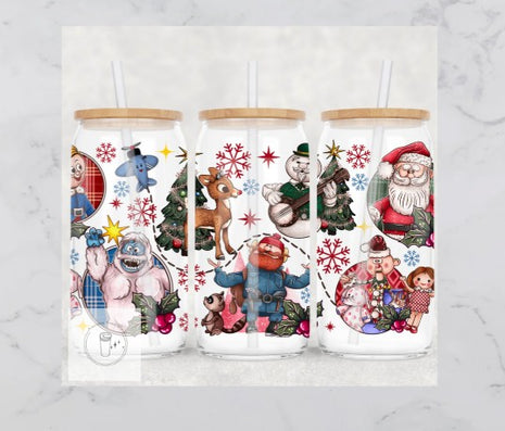 16oz Frosted Rudolph