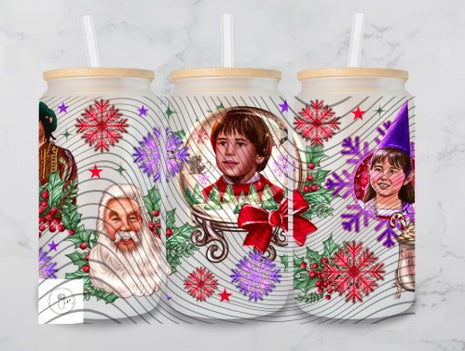 16oz Frosted Santa Claus
