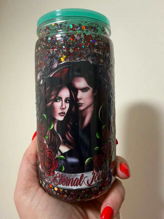 16oz Acrylic Eternal Love Snowglobe