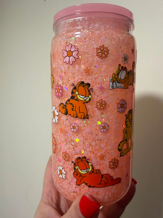 16oz Acrylic Garfield Snowglobe