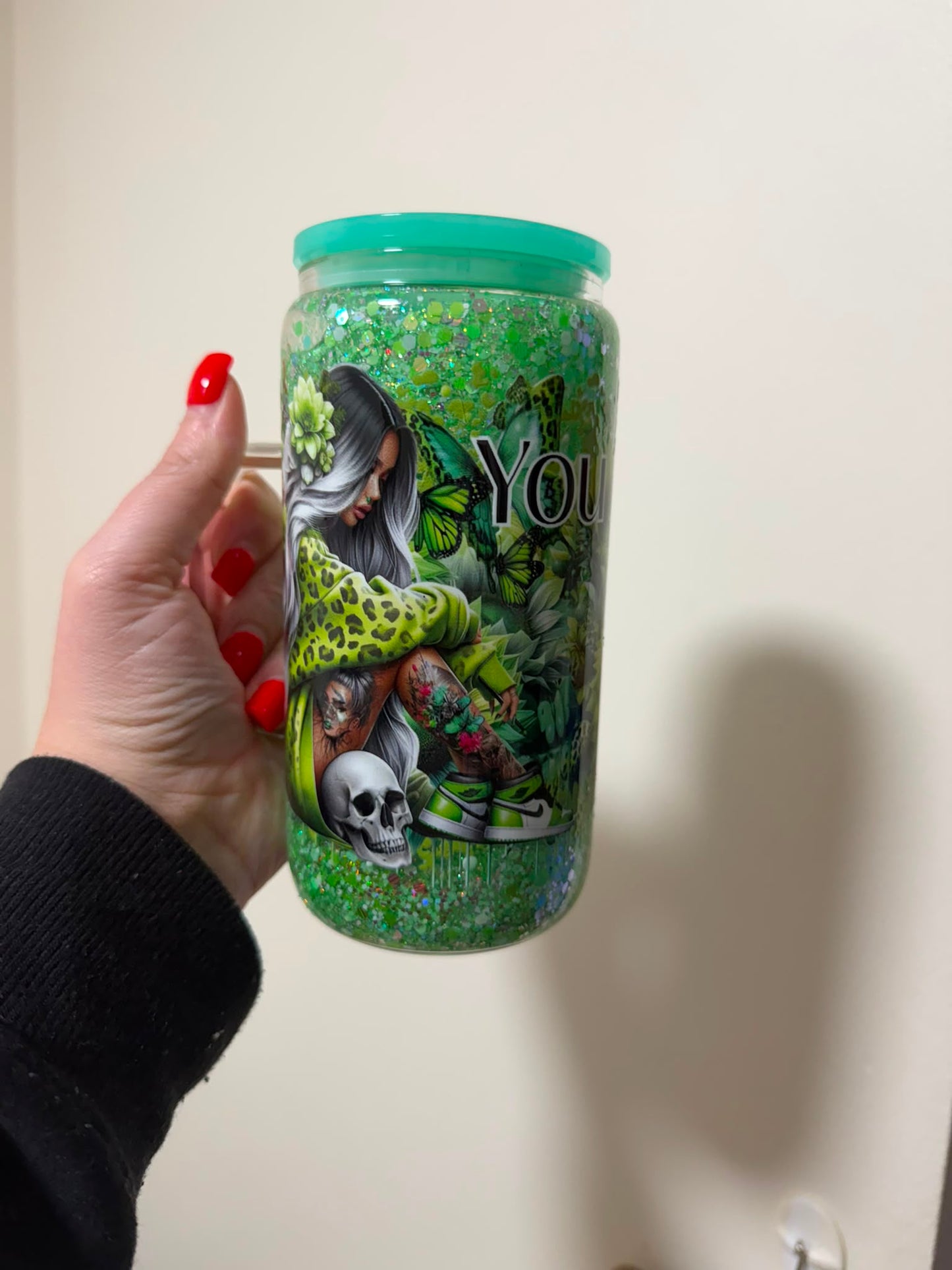 16oz Glass You Are Snowglobe