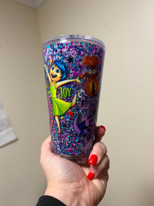16oz Acrylic Inside Out Snowglobe