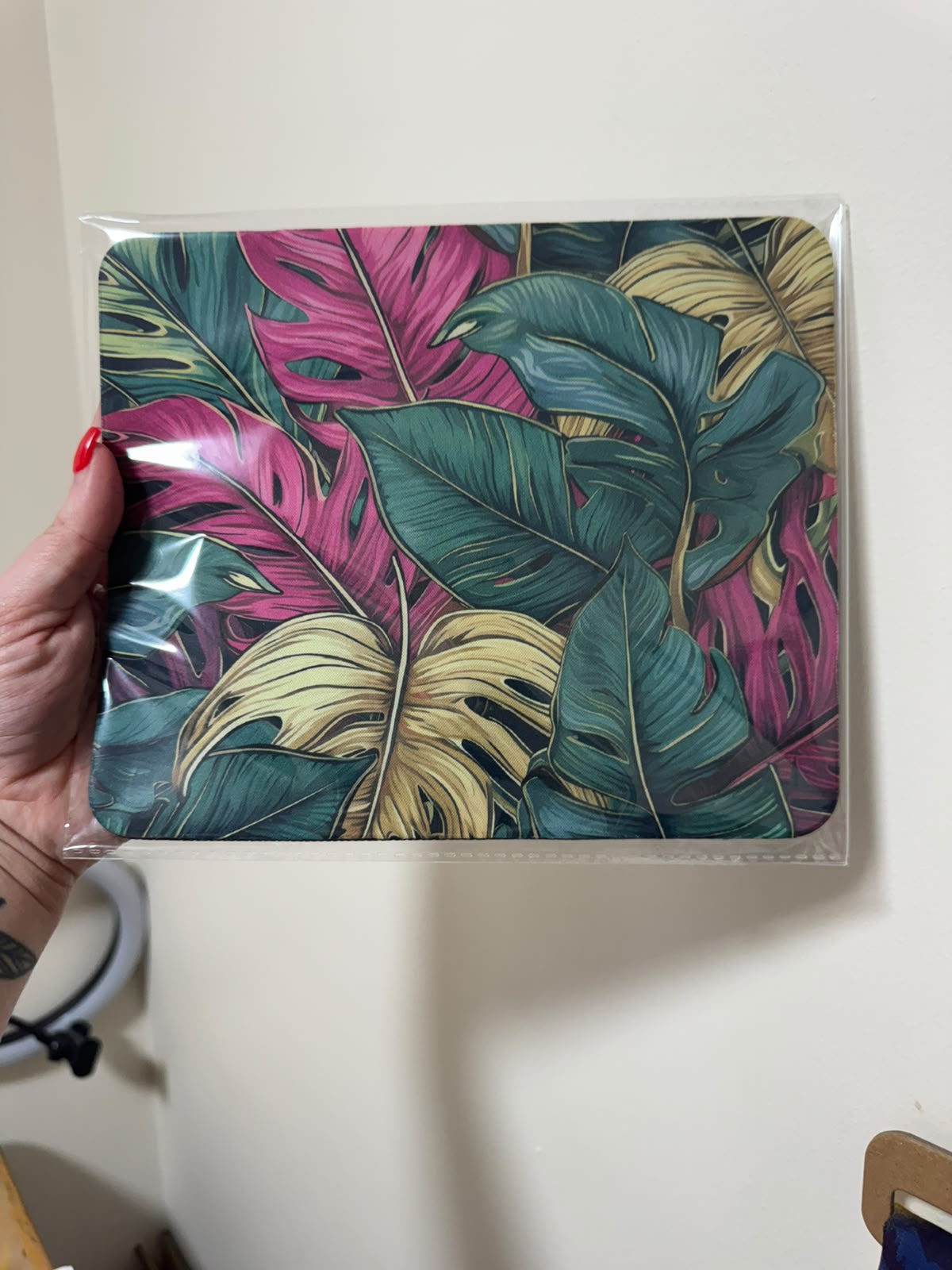 Premade Palm Leaves Mousepad
