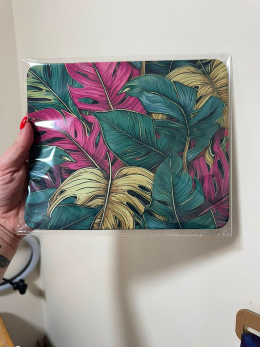 Premade Palm Leaves Mousepad