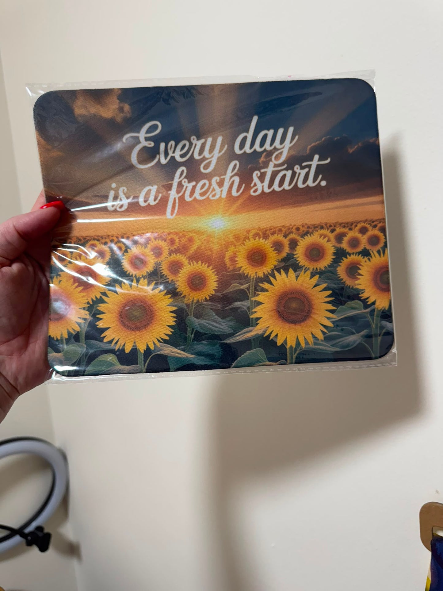 Premade Everyday Sunflower Mousepad