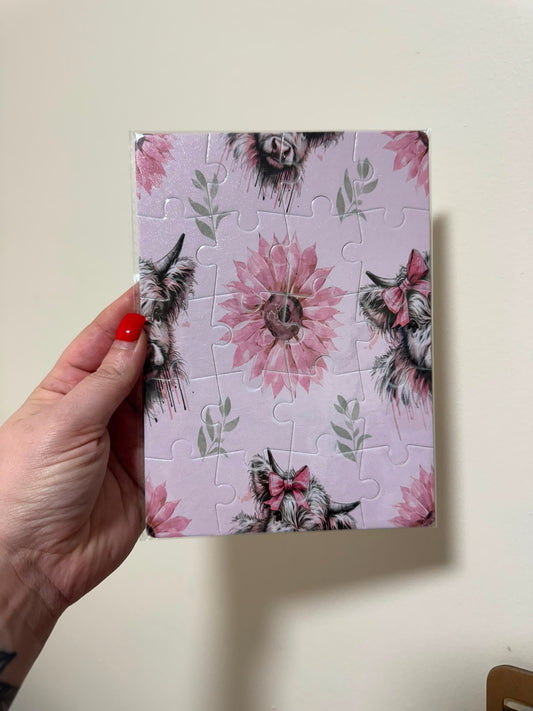 Premade Pink Highland Puzzle