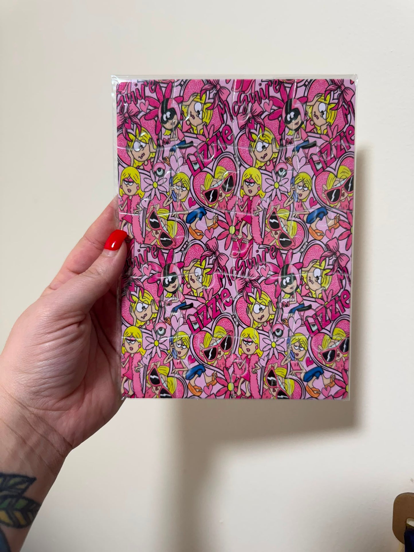 Premade Pink Lizzie Puzzle