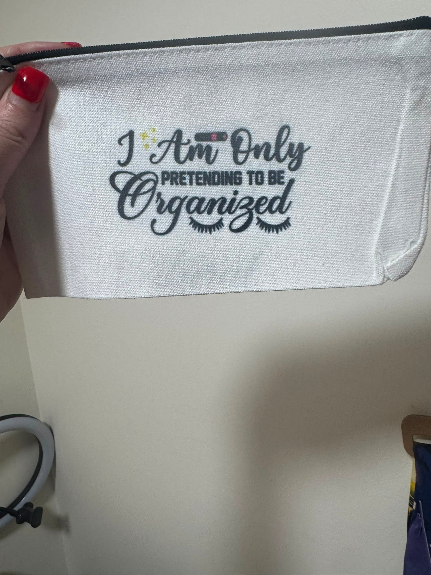 Premade I am Only MakeUp Bag