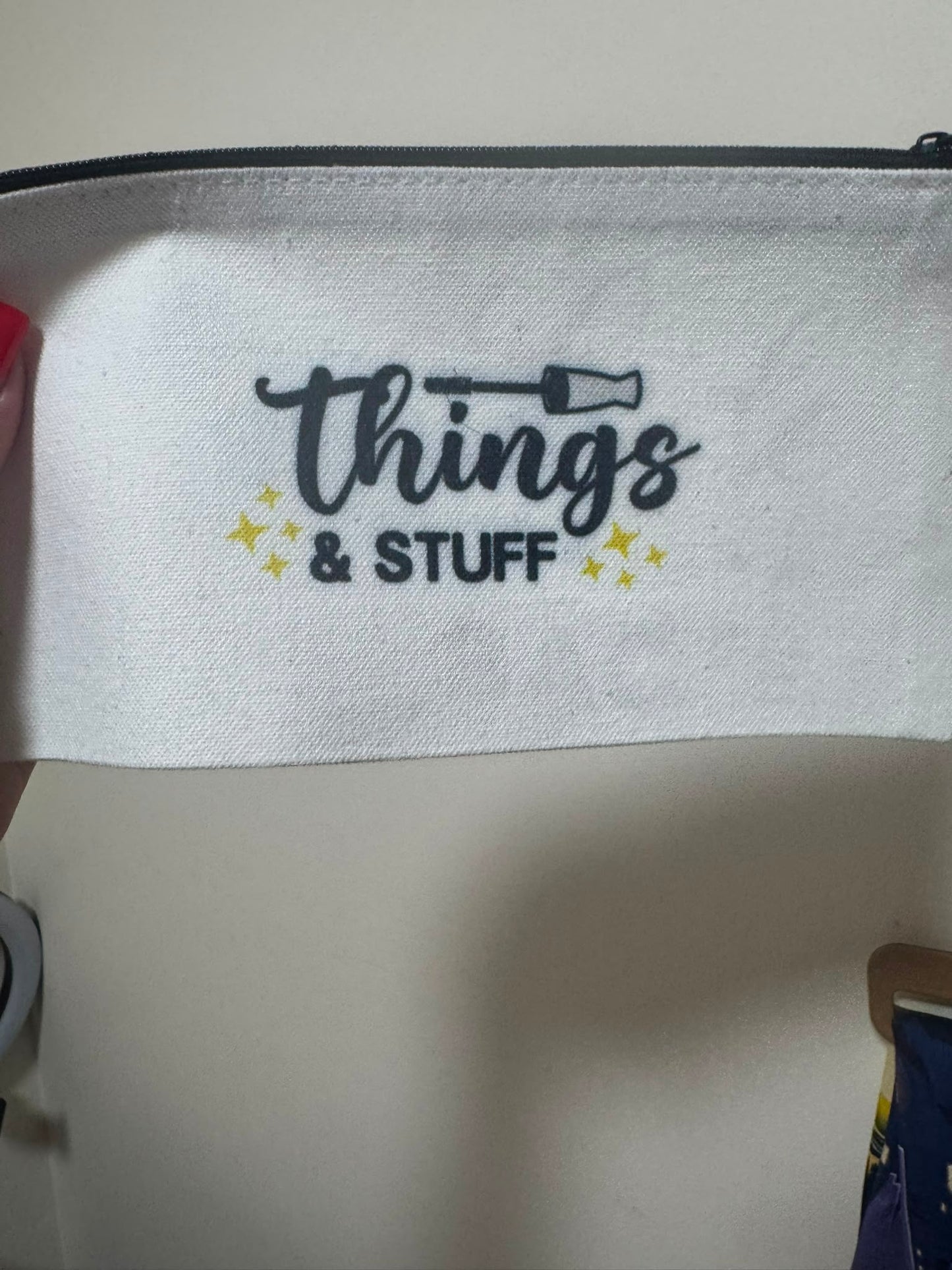 Premade Things & Stuff Makeup Bag
