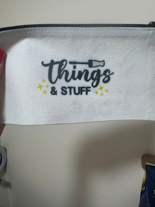 Premade Things & Stuff Makeup Bag