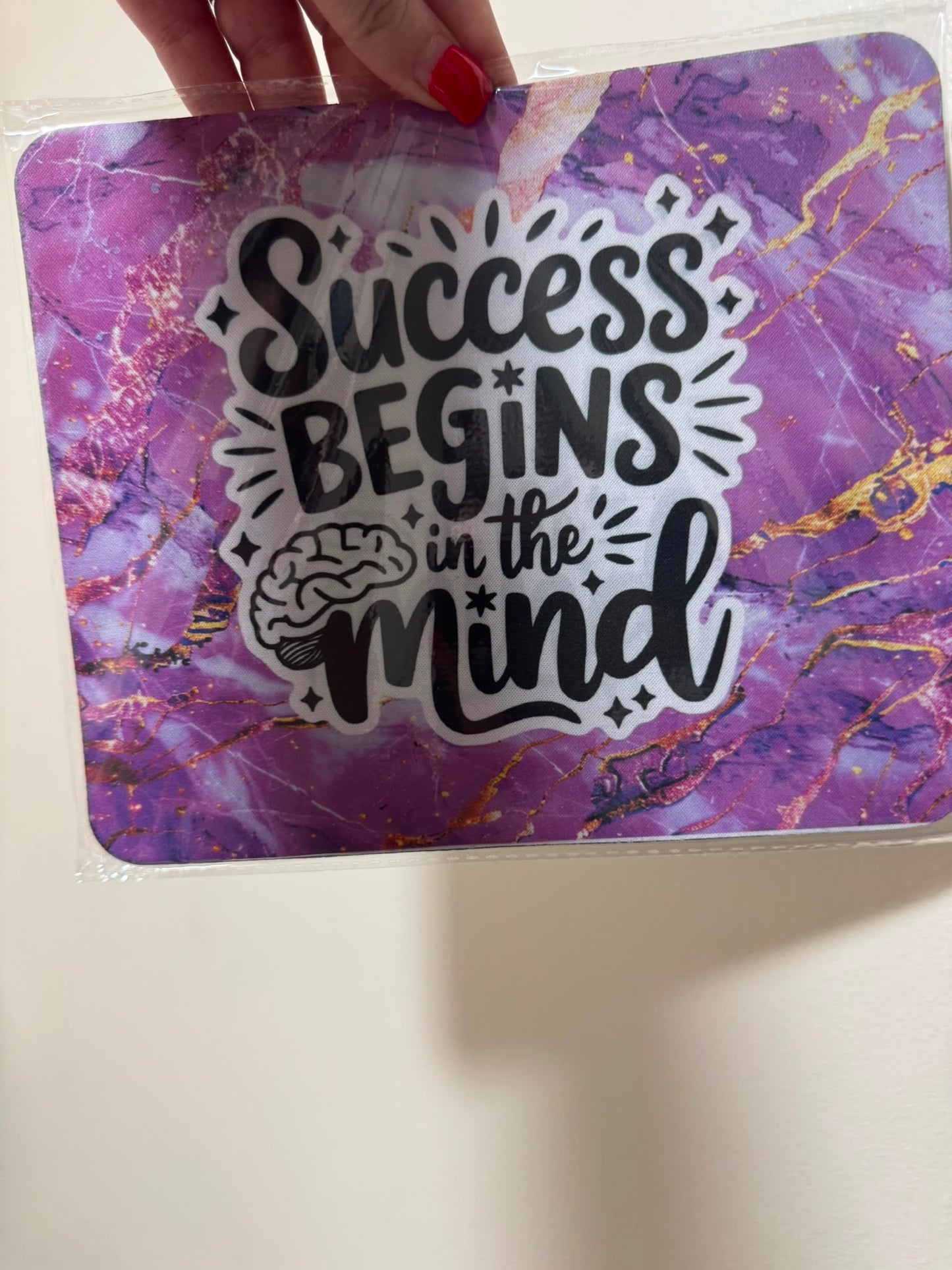 Premade Success Begins Mousepad