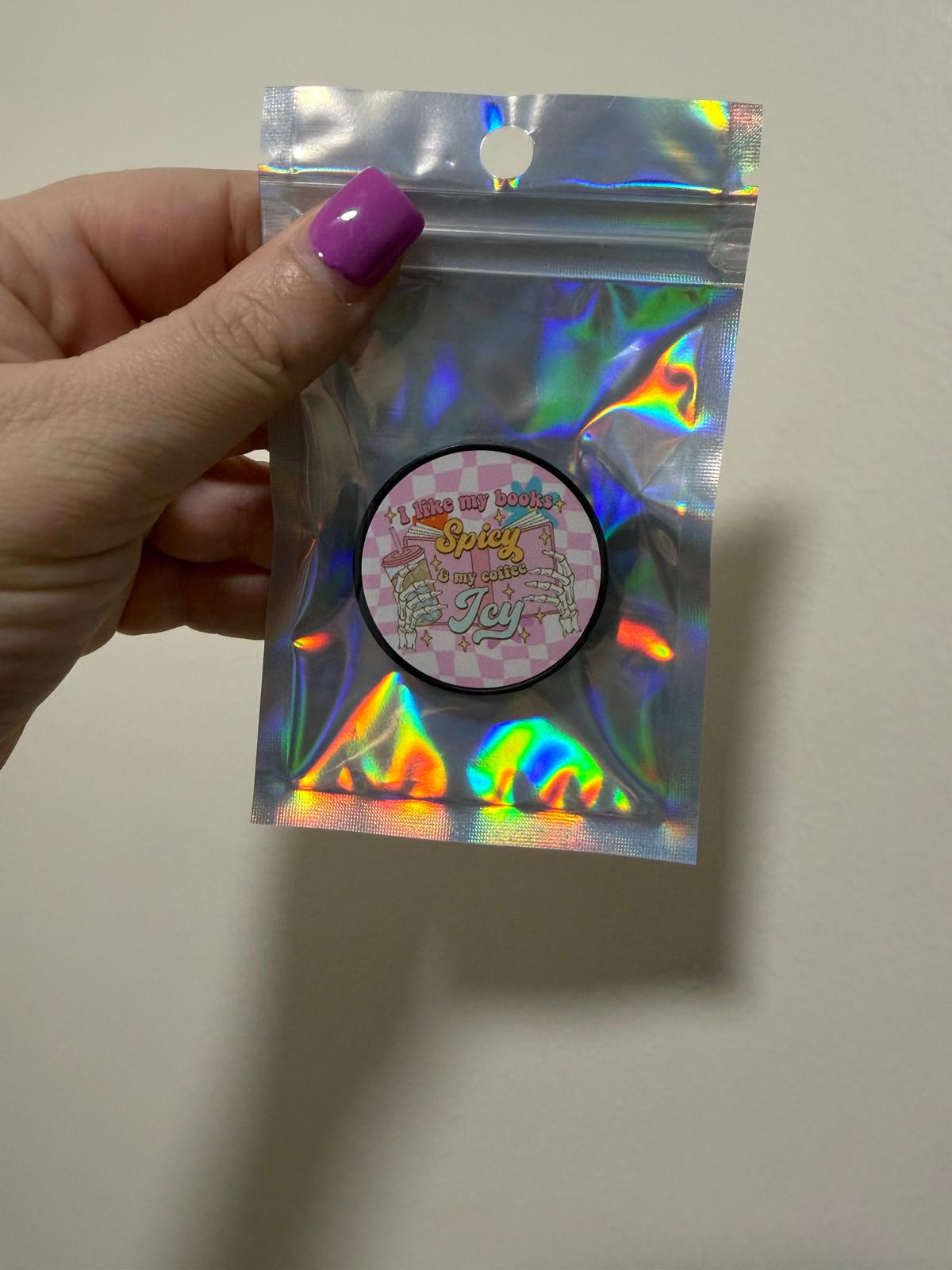 Premade I Like My Books Pop Socket
