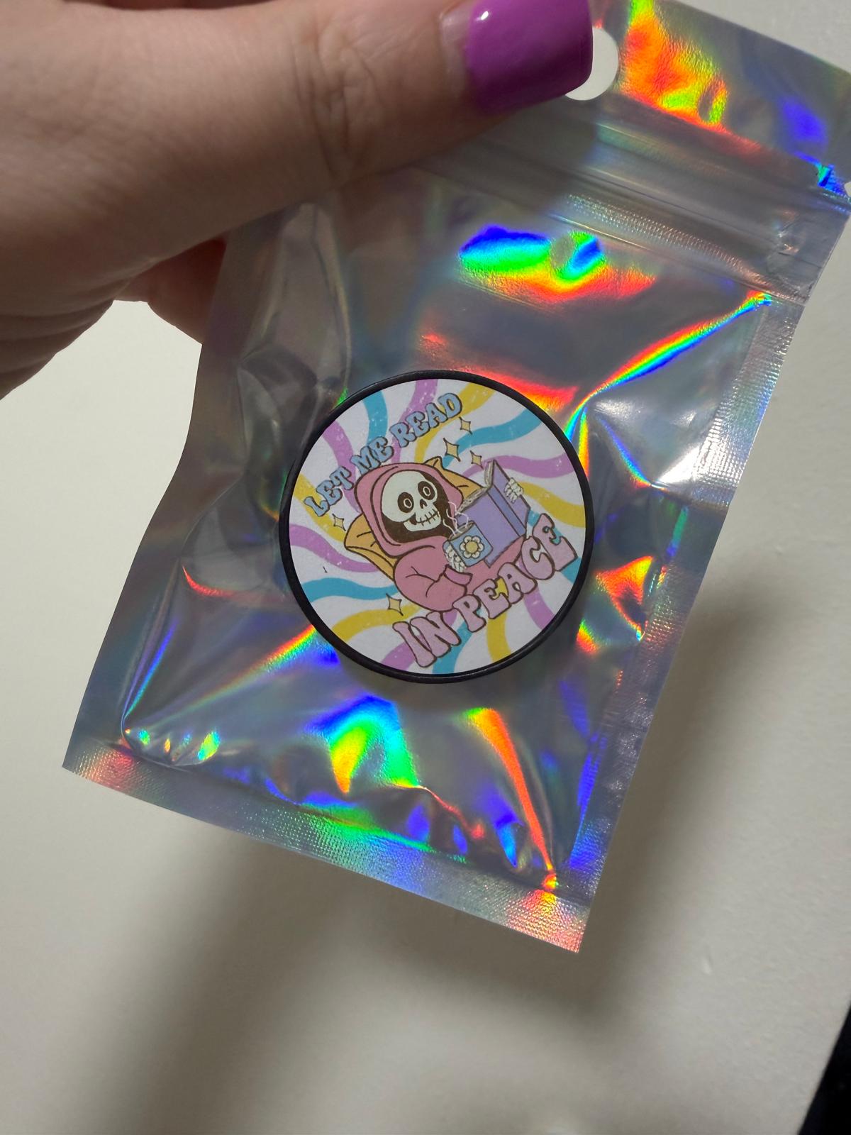 Premade Let Me Read Pop Socket