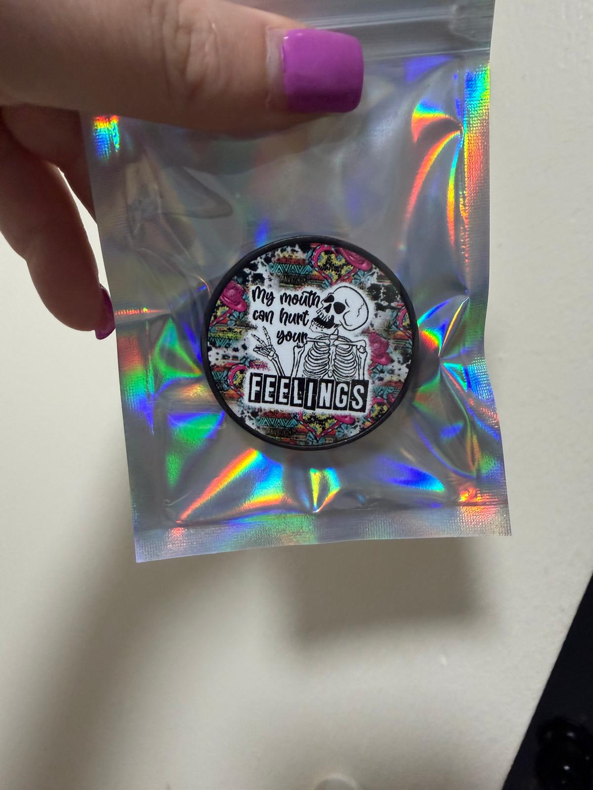 Premade My Mouth Can Hurt Pop Socket