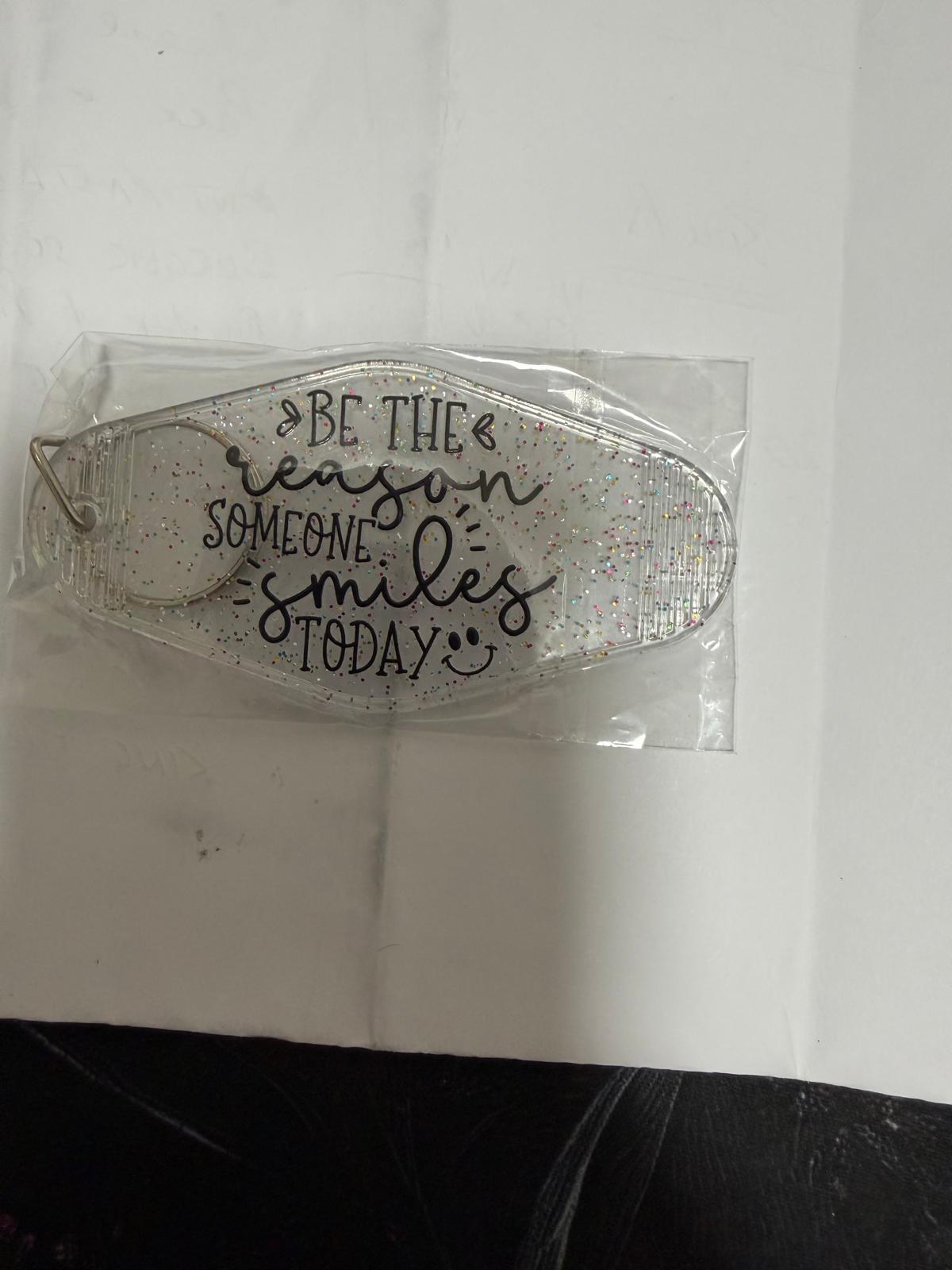 Premade Be the Reason (Black) Keyring