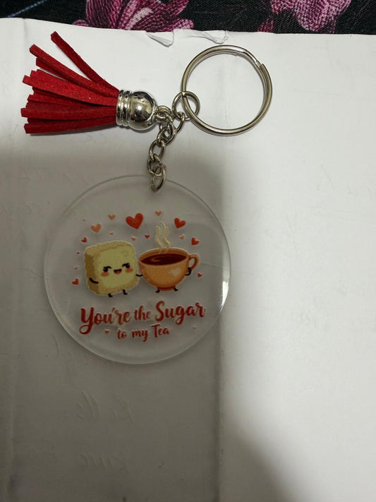 Premade You're the Sugar Keyring