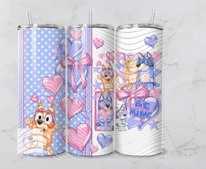 20oz Be Mine Character Pups