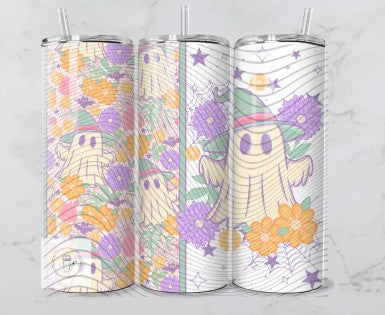 20oz Floral ghost