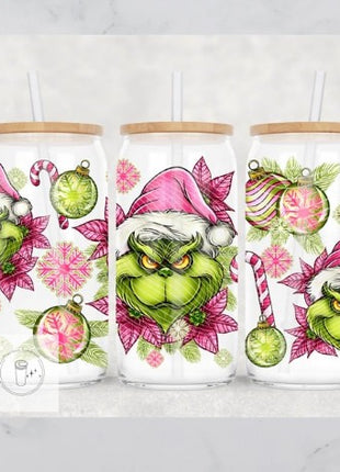 16oz Frosted Grinch Guy