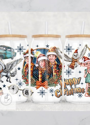 16oz Frosted Happy christmas