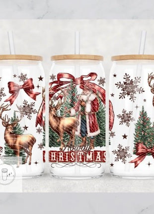 16oz Frosted Howdy Christmas