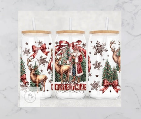 16oz Frosted Howdy Christmas